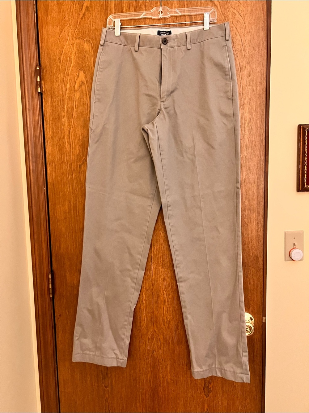 Lands' End Men's Grey Chino Pants